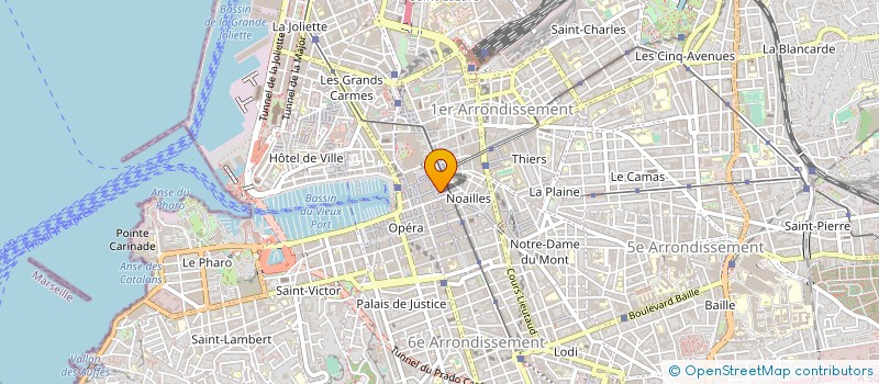localisation de l'entreprise MADAME ANGELE RIOLACCI à MARSEILLE