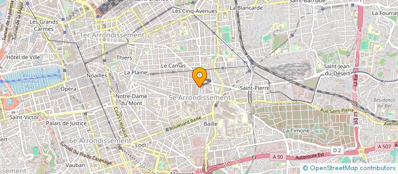 localisation de l'entreprise MADAME ANGELE ROBERT à MARSEILLE