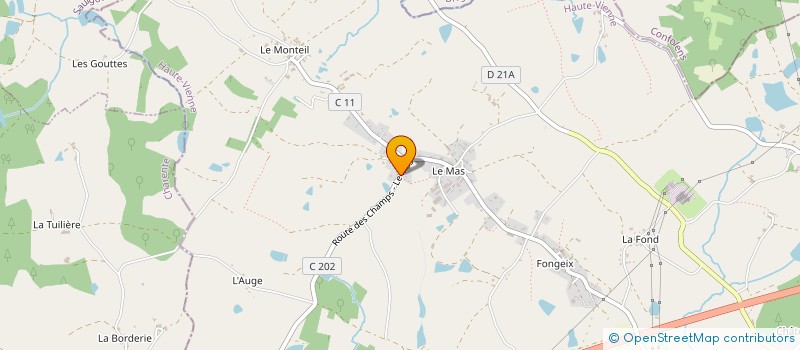 localisation de l'entreprise MADAME ANGELE ROCHE  SAINT JUNIEN