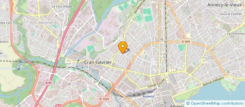 localisation de l'entreprise MADAME ANGELE ROSALIE à ANNECY