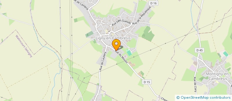 localisation de l'entreprise MADAME ANGELE ROUSSELLE  CAMBRAI