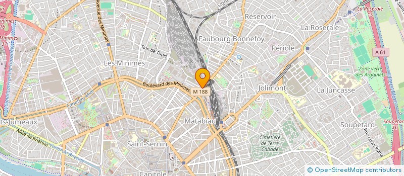 localisation de l'entreprise MADAME ANGELE SAINTE MARIE à TOULOUSE