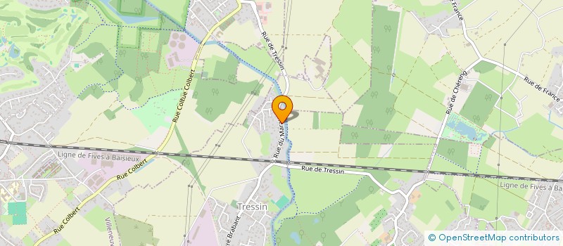 localisation de l'entreprise MADAME ANGELE STIEVENARD  TRESSIN