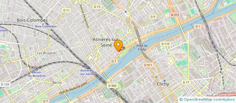 localisation de l'entreprise MADAME ANGELE TARAVELLA à ASNIERES-SUR-SEINE