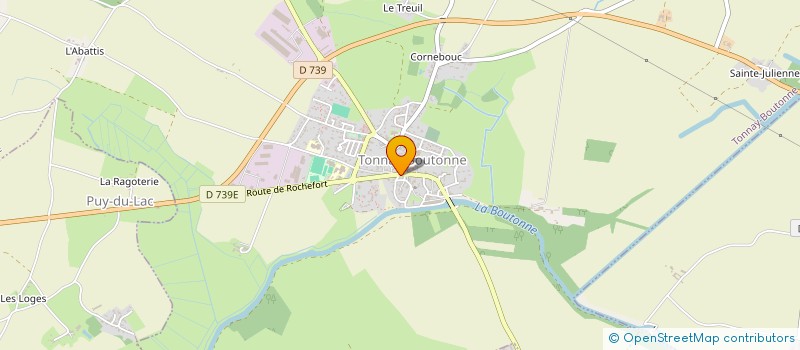 localisation de l'entreprise MADAME ANGELE TESSONNEAU à TONNAY BOUTONNE