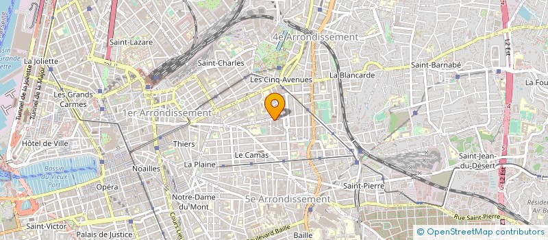 localisation de l'entreprise MADAME ANGELE TOMAYAN à MARSEILLE