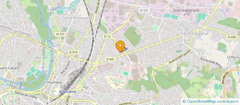localisation de l'entreprise MADAME ANGELE VILLENEUVE à ANGOULEME