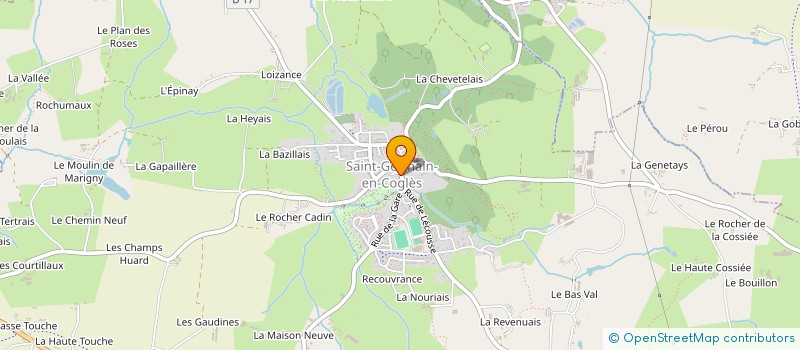 localisation de l'entreprise MADAME ANGELIC BONNOT  SAINT-GERMAIN-EN-COGLES