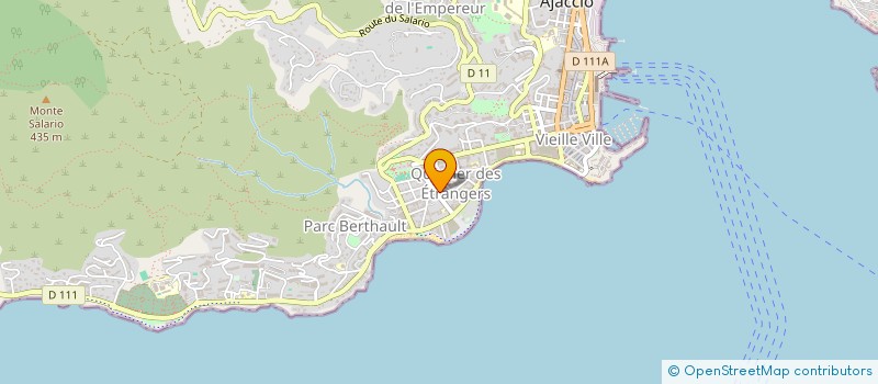 localisation de l'entreprise MADAME ANGELICA CESARI  AJACCIO