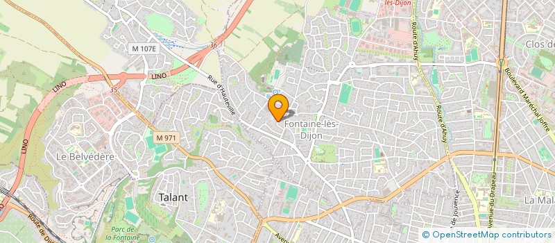 localisation de l'entreprise MADAME ANGELICA CHATEL à FONTAINE-LES-DIJON