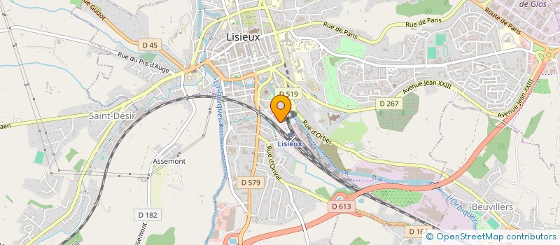 localisation de l'entreprise MADAME ANGELICA CHMIELEWSKA  LISIEUX