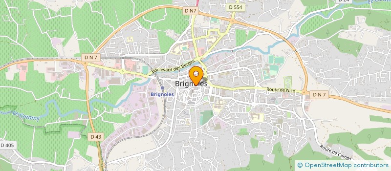 localisation de l'entreprise MADAME ANGELICA CIALINI à BRIGNOLES