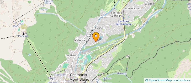 localisation de l'entreprise MADAME ANGELICA CIOCARU  CHAMONIX-MONT-BLANC