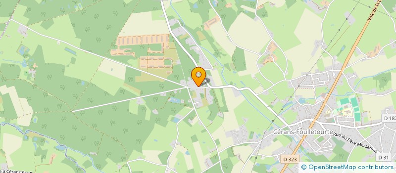 localisation de l'entreprise MADAME ANGELICA DELMAS  CERANS-FOULLETOURTE