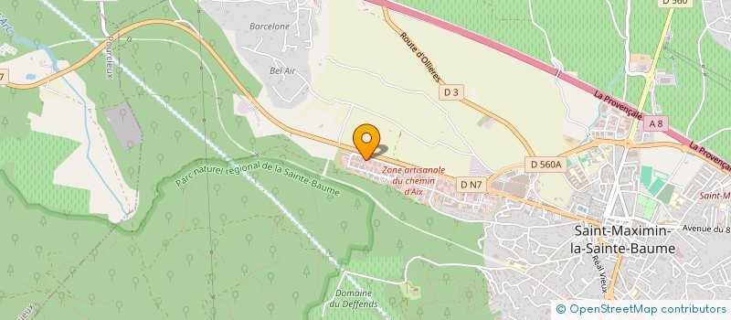 localisation de l'entreprise MADAME ANGELICA DOMINGUES à SAINT-MAXIMIN-LA-SAINTE-BAUME