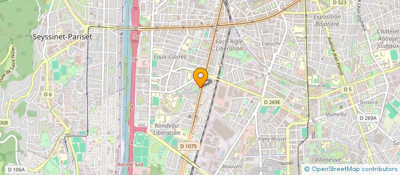 localisation de l'entreprise MADAME ANGELICA IRIS SUAREZ  GRENOBLE