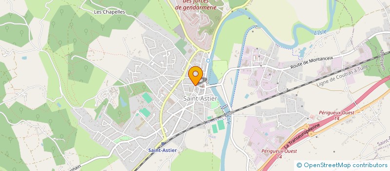 localisation de l'entreprise MADAME ANGELICA PINOS  SAINT-ASTIER