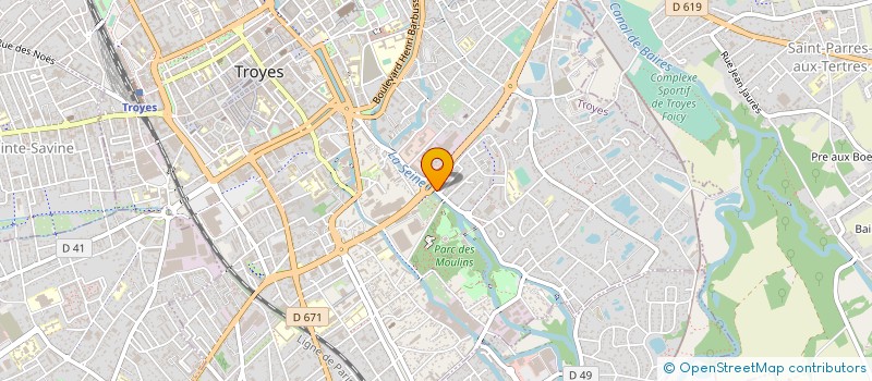 localisation de l'entreprise MADAME ANGELICA PIRV  TROYES