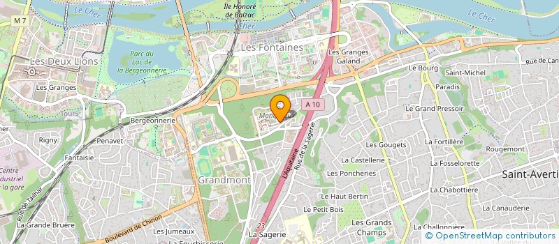 localisation de l'entreprise MADAME ANGELICA RABEHAVANA RAMANANA  TOURS