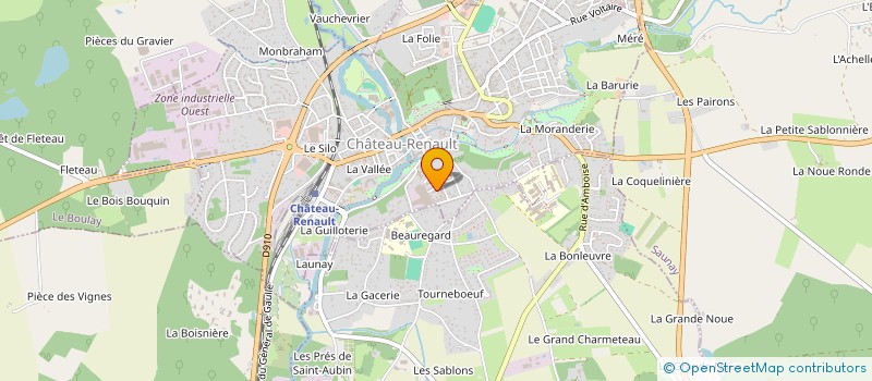 localisation de l'entreprise MADAME ANGELICA SELLIER  CHATEAU-RENAULT