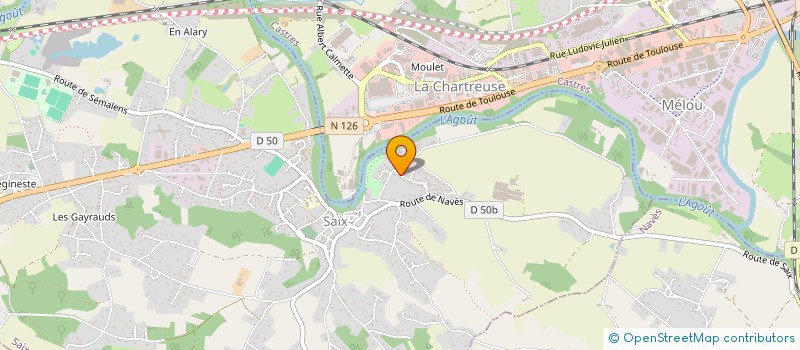 localisation de l'entreprise MADAME ANGELICA SODDU  SAIX