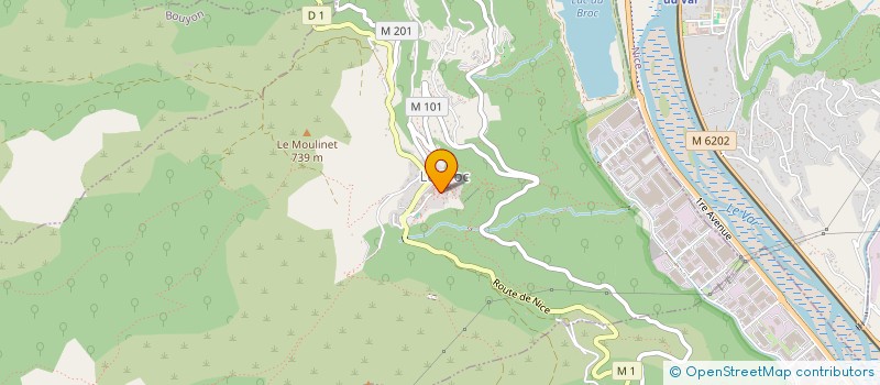 localisation de l'entreprise MADAME ANGELIE MARTIN  LE BROC