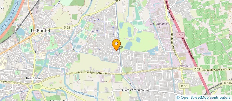 localisation de l'entreprise MADAME ANGELIKA DOBERER  LE PONTET