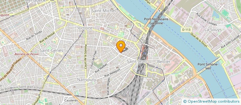 localisation de l'entreprise MADAME ANGELIKA KOLODZIEJ  BORDEAUX