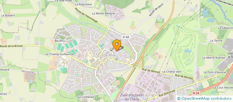 localisation de l'entreprise MADAME ANGELIKA WAHL  LE RHEU