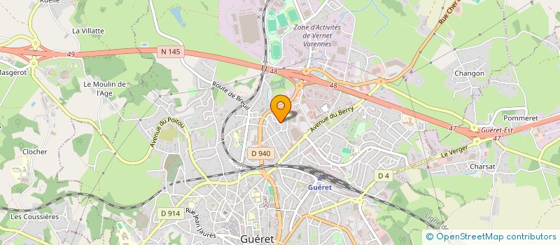 localisation de l'entreprise MADAME ANGELINA AIELLO à GUERET