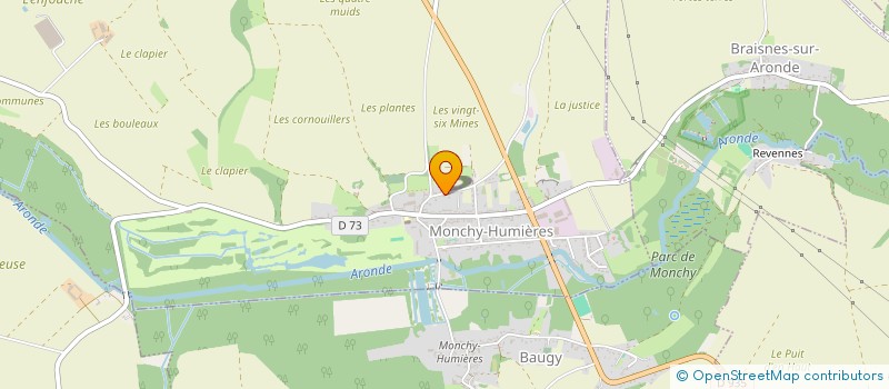 localisation de l'entreprise MADAME ANGELINA AIT MOKHTAR  MONCHY-HUMIERES