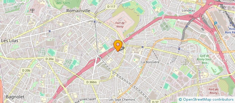 localisation de l'entreprise MADAME ANGELINA ALBERTI à ROMAINVILLE