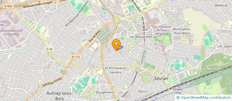 localisation de l'entreprise MADAME ANGELINA ALVES à SEVRAN