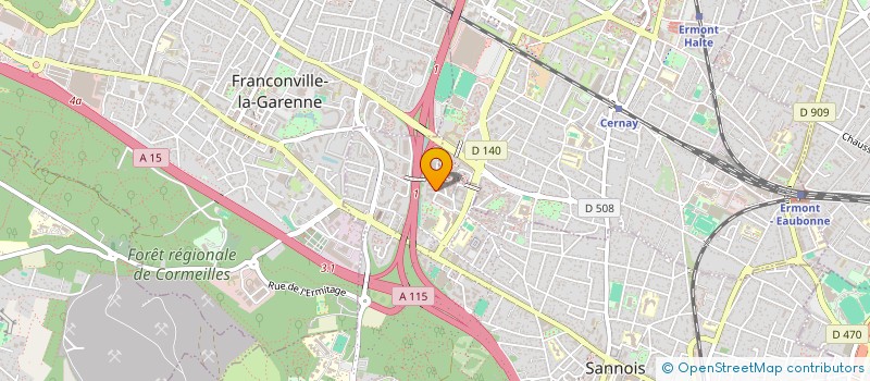 localisation de l'entreprise MADAME ANGELINA ANDJELKOVIC à SANNOIS