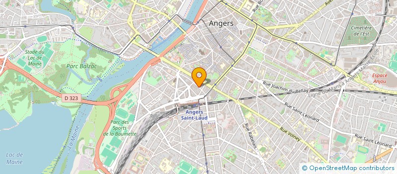 localisation de l'entreprise MADAME ANGELINA ANTHONY  ANGERS