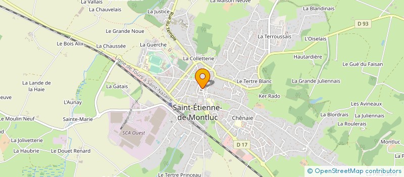 localisation de l'entreprise MADAME ANGELINA AUDRAIN à SAINT-ETIENNE-DE-MONTLUC