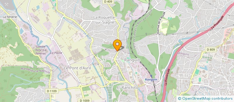 localisation de l'entreprise MADAME ANGELINA BARRAGATO à LA ROQUETTE-SUR-SIAGNE