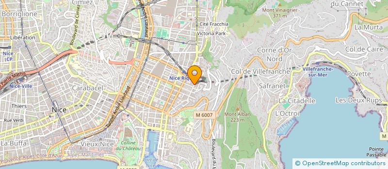 localisation de l'entreprise MADAME ANGELINA BERNADOU  NICE