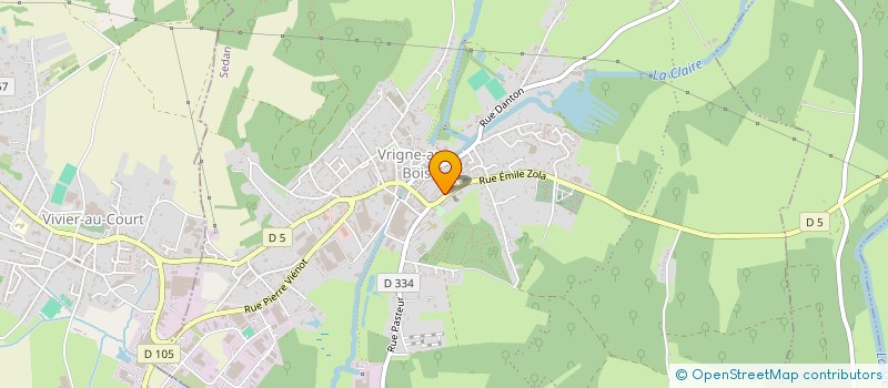 localisation de l'entreprise MADAME ANGELINA BOJARYN  VRIGNE AUX BOIS