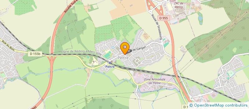 localisation de l'entreprise MADAME ANGELINA BONFIGLIO  PELTRE