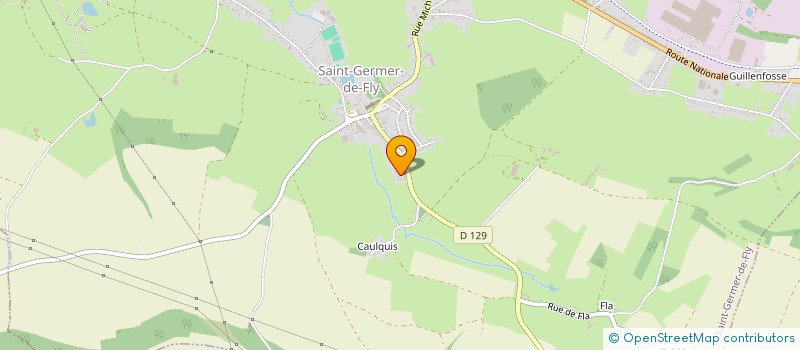 localisation de l'entreprise MADAME ANGELINA BONNARD  SAINT-GERMER-DE-FLY