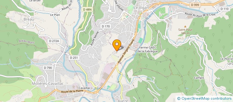 localisation de l'entreprise MADAME ANGELINA BONNEAU  AVEZE