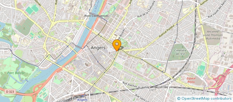 localisation de l'entreprise MADAME ANGELINA BOURGEAIS à ANGERS
