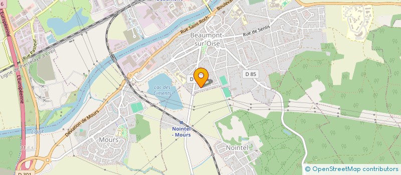 localisation de l'entreprise MADAME ANGELINA CHIOUKH à BEAUMONT-SUR-OISE