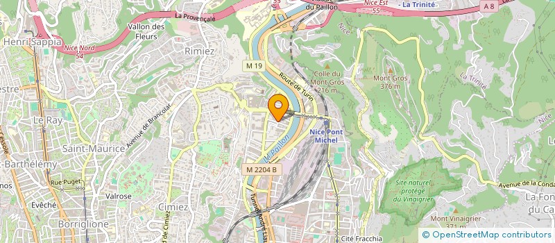 localisation de l'entreprise MADAME ANGELINA CLAUDE FONTAINE  NICE