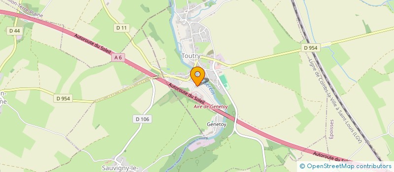 localisation de l'entreprise MADAME ANGELINA COCHARD  TOUTRY