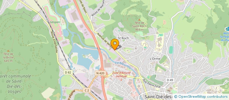 localisation de l'entreprise MADAME ANGELINA CUENIN  DOMPTAIL