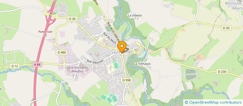 localisation de l'entreprise MADAME ANGELINA DAVID  SAINT-JAMES