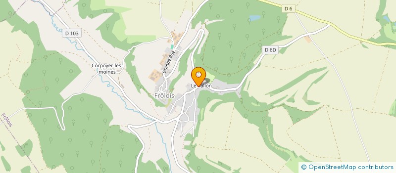 localisation de l'entreprise MADAME ANGELINA DEMOINGEOT  FROLOIS