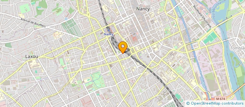 localisation de l'entreprise MADAME ANGELINA DERUEL  NANCY